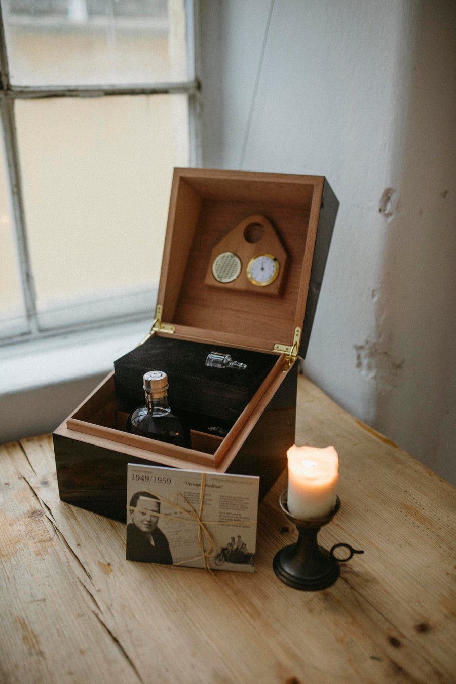 Grappa Humidor Cofanetto 70* Anniversario - Distilleria Marzadro